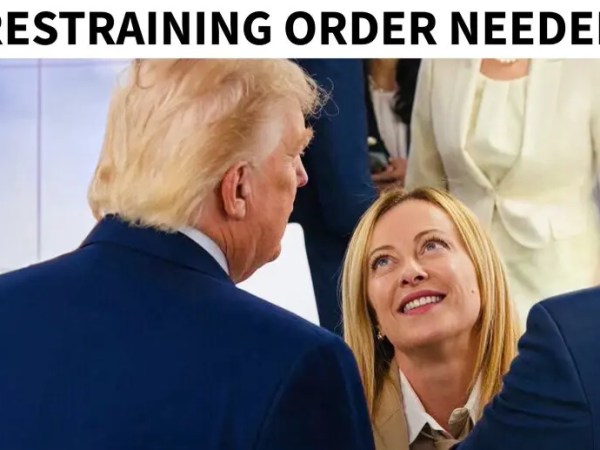 Trump rilancia lo scontro con Meloni: su Truth Social pubblica un meme con la scritta “Serve un ordine restrittivo”